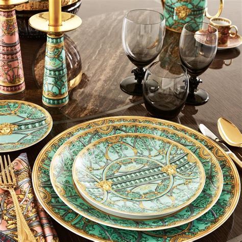 Rosenthal Versace Porcelain & Glass Sets.